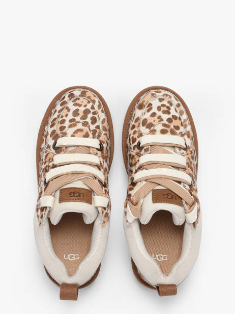 Sneakers Lo Lowmel Plains En Cuir Ugg Marron women 1181071 vue secondaire 3