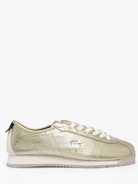 Sneakers In Leather Lacoste Gold women 1SFA0137
