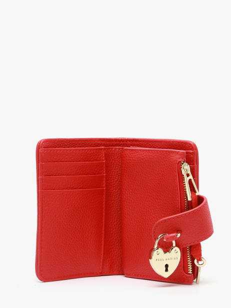 Portefeuille Valentine Fusion Cuir Paul marius Rouge fusion VALENFUS vue secondaire 1
