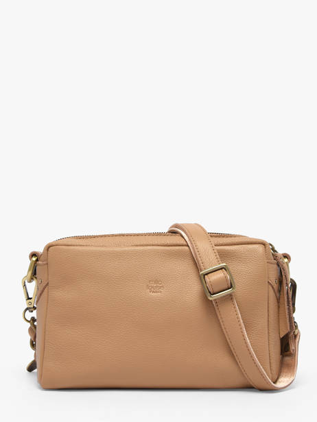 Shoulder Bag Vintage Leather Mila louise Beige vintage 23673C1 other view 4