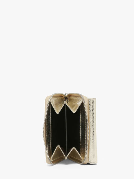 Portefeuille Caviar Cuir Crinkles Or caviar 14201 vue secondaire 3