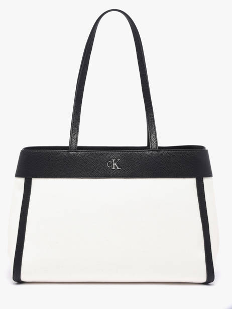 Shoulder Bag Hardware Monogram Cotton Calvin klein jeans White hardware monogram 4F3503G