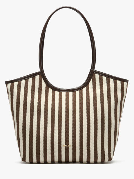 Shoulder Bag Rayure Nat et nin Brown rayure RY