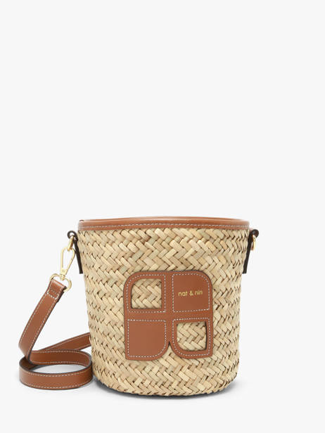 Sac Bandoulière Paille Nat et nin Beige paille PL