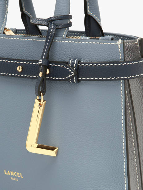 Satchel Faubourg Leather Lancel Blue faubourg A13547 other view 3