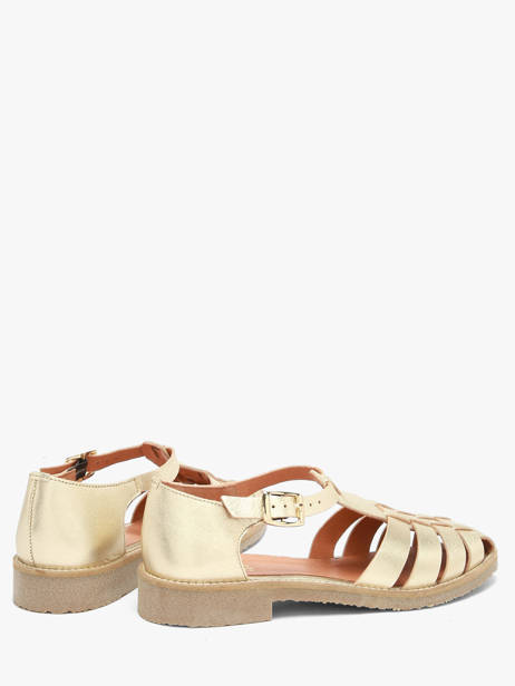 Sandals In Leather We do Gold women 45255A04 other view 2