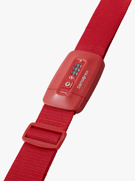 Luggage Belt Samsonite Red ta revolution 155591 other view 1