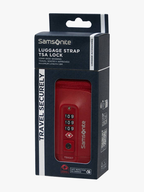Luggage Belt Samsonite Red ta revolution 155591 other view 2