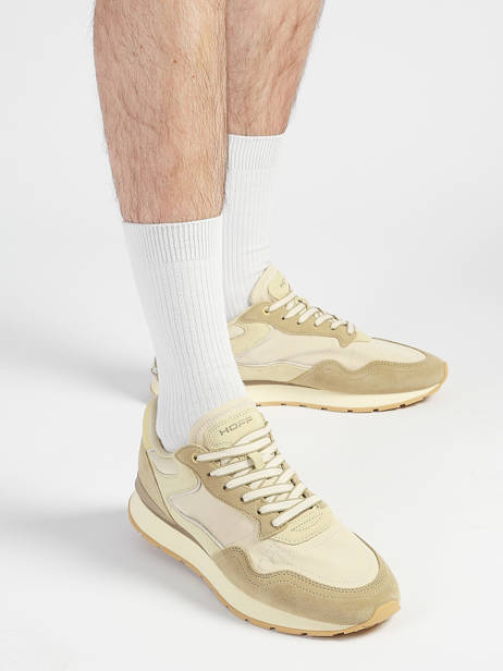 Sneakers In Leather Hoff Green men 12602006 other view 1