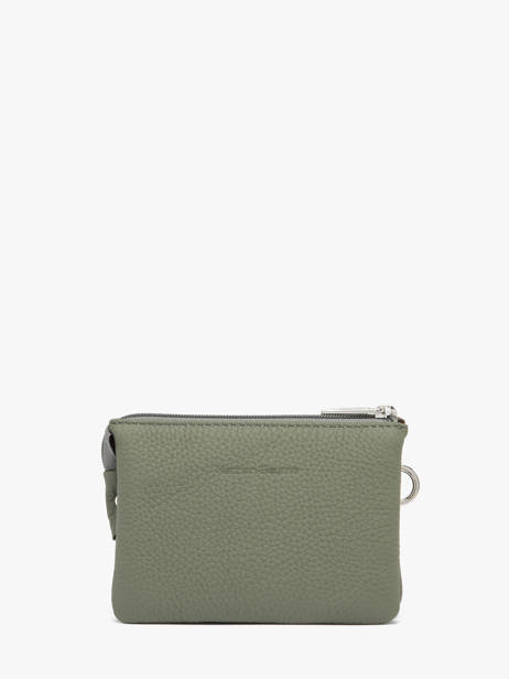 2-compartment  Coin Purse Original N Leather Nathan baume Green original n 302N other view 2