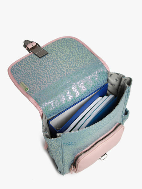 1 Compartment Backpack Cameleon Blue vintage fantasy PBVGSD30 other view 3