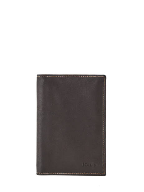 Wallet Oil Leather Etrier Brown oil EOIL429