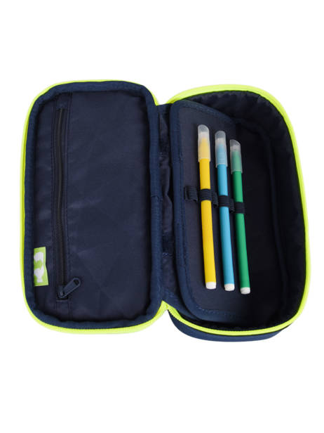 Pouch Satch Blue pencil case BSC other view 1