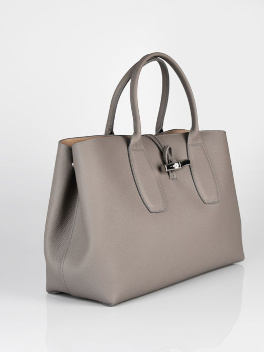 Longchamp Roseau Handbag Gray