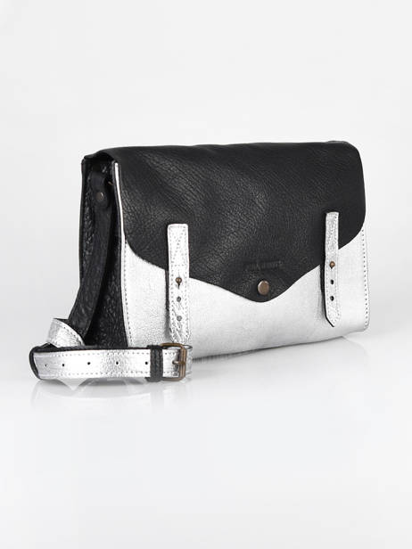 Leather L'indispensable Argento Crossbody Bag Paul marius Silver argento INDISARG other view 2