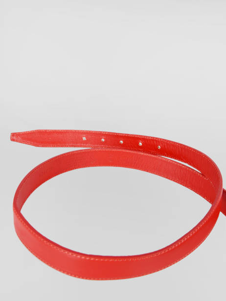 Belt Petit prix cuir Red belt 25 other view 2