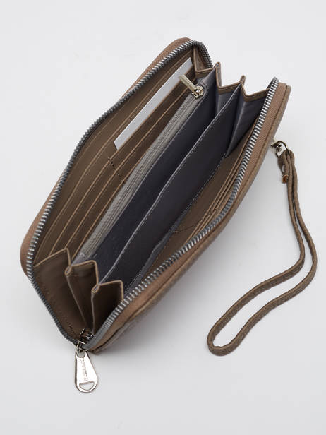 Portefeuille Classic Miniprix Marron grained H1689 vue secondaire 2