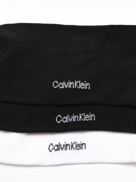 Set Of 3 Pairs Of Socks Calvin klein jeans Black socks women 71219849 other view 3