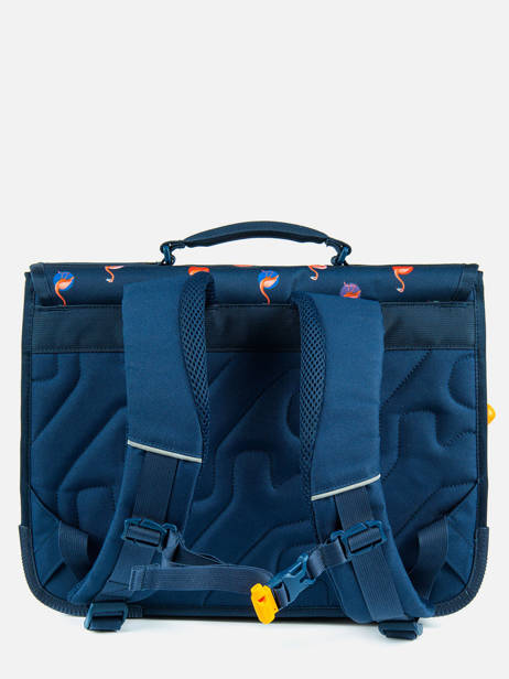 Cartable 2 Compartiments Lily Girls Stones and bones Bleu girls G vue secondaire 4