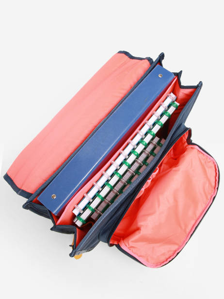 Satchel 2 Compartments Lily Girls Stones and bones Blue girls G other view 3