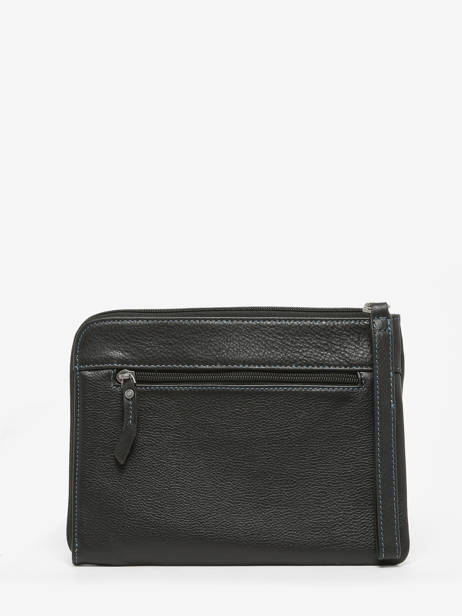 Business Bag Foulonné Leather Etrier Black foulonne EFOU817M other view 2